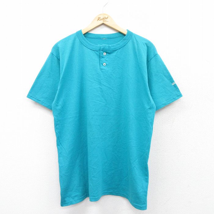 ウィルソン 00s 半袖Tシャツ ブルー L | 古着