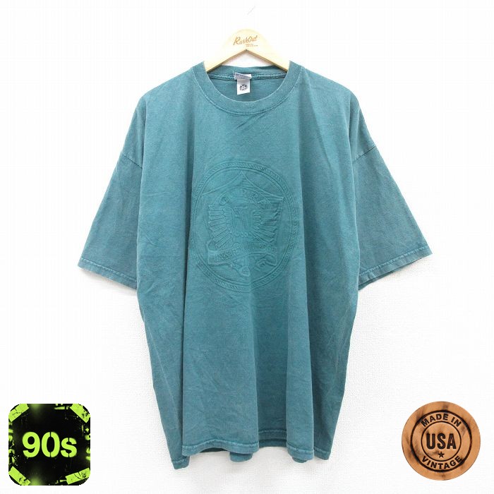 90s 半袖Tシャツ GWRRA ライトブルー XL | 古着
