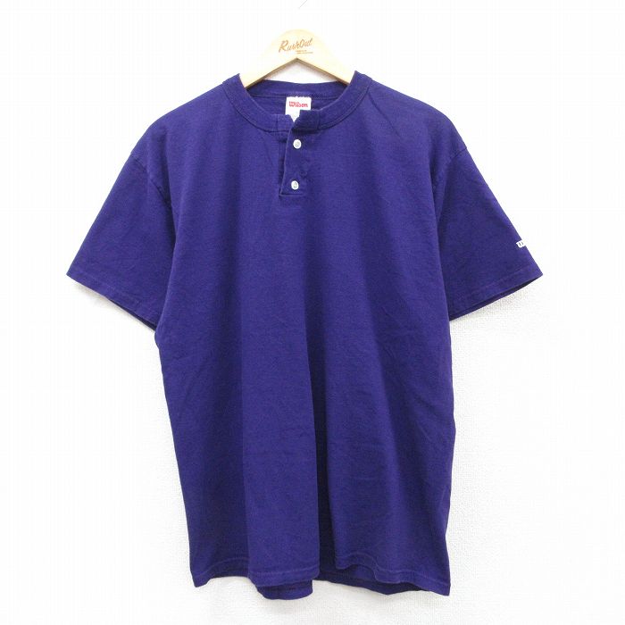 【50%OFF】ウィルソン 00s 半袖Tシャツ パープル XL | 古着