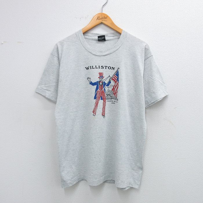 スクリーンスターズ 90s 半袖Tシャツ WILLISTON グレー L | 古着