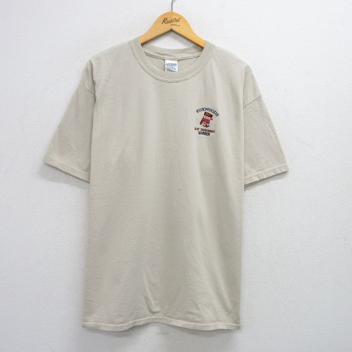 00s 半袖Tシャツ スロット ベージュ XL | 古着
