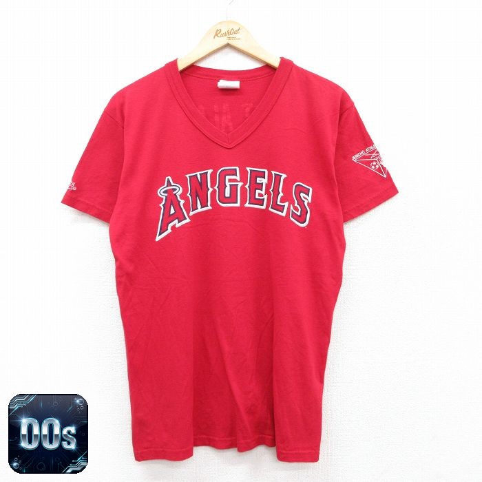【50%OFF】マジェスティック 00s 半袖Tシャツ ロサンゼルスエンゼルス レッド M | 古着