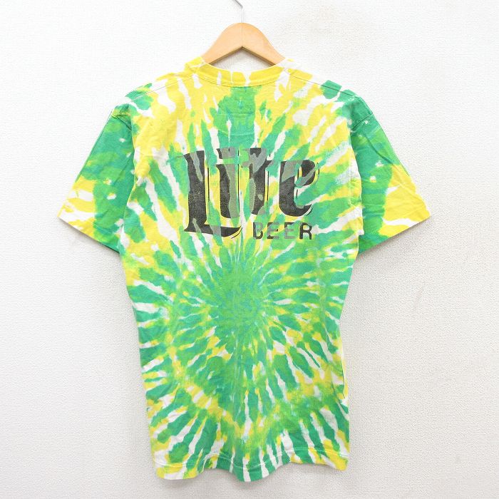 フルーツオブザルーム 90s 半袖Tシャツ タイダイ グリーン M | 古着