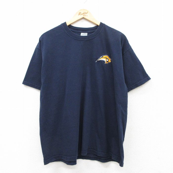 00s 半袖Tシャツ バッファローセイバーズプリント ネイビー XL | 古着
