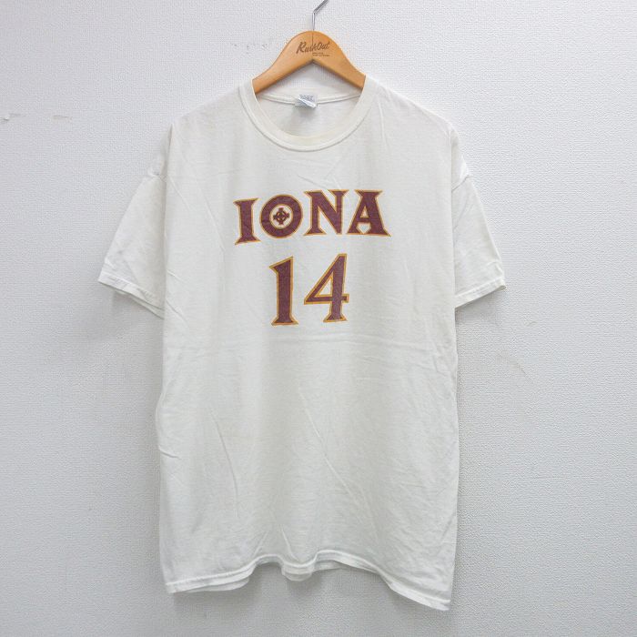 00s 半袖Tシャツ IONA GUERIN 14 ホワイト XL | 古着