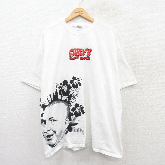 00s 半袖Tシャツ スリーストゥージス ホワイト XL | 古着