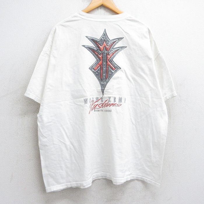 XL★古着 ヘインズ Hanes 半袖 ビンテージ Tシャツ メンズ 00年代 00s ウェインケンプ 大きいサイズ コットン クルーネック 白 ホワイト 25aug05 中古