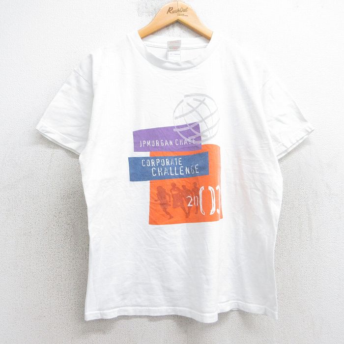 フルーツオブザルーム 00s 半袖Tシャツ マラソン企業広告 ホワイト M | 古着