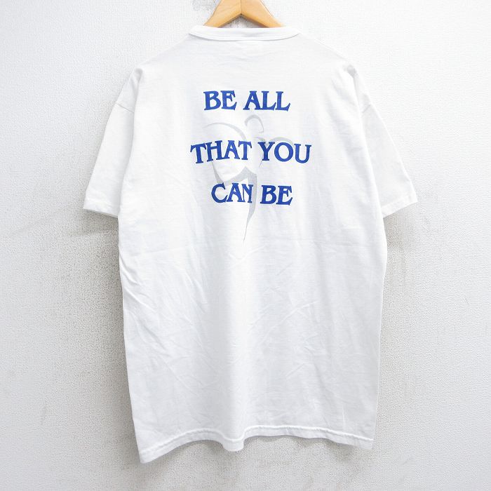 ラッセル 00s 半袖Tシャツ キャロルダンスチーム ホワイト XL | 古着