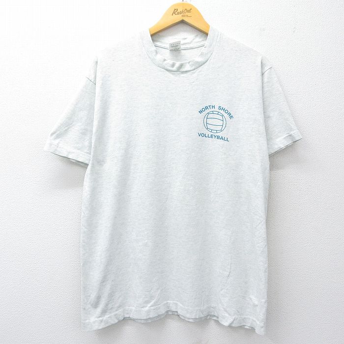 【50%OFF】フルーツオブザルーム 90s 半袖Tシャツ ノースショアバレーボール グレー XL | 古着