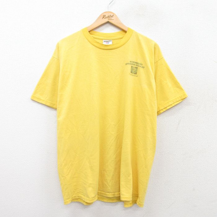 ジャージーズ 00s 半袖Tシャツ WV TECHNOLOGY イエロー XL | 古着