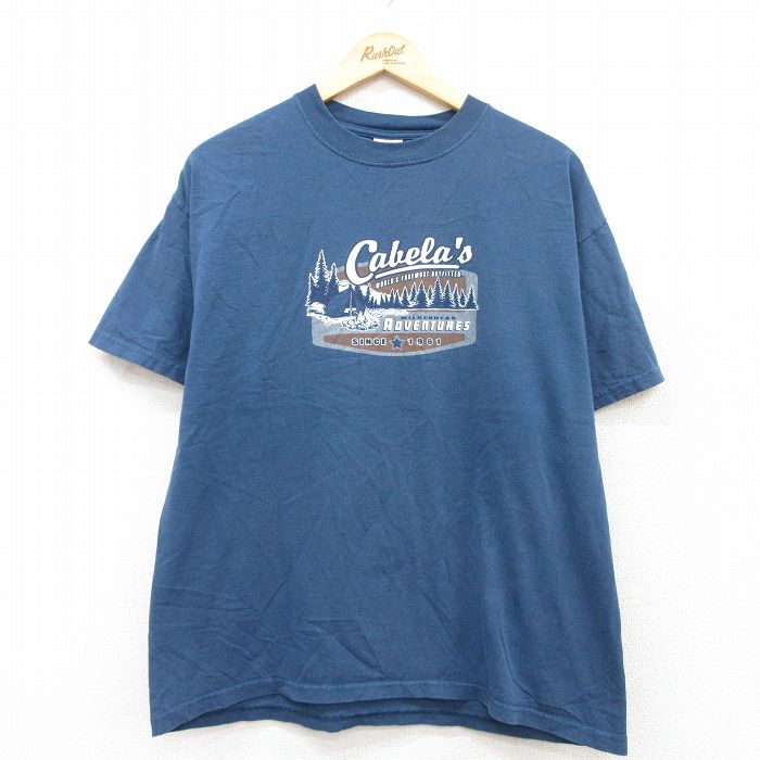 【50%OFF】カベラス 00s 半袖Tシャツ ネイビー L | 古着