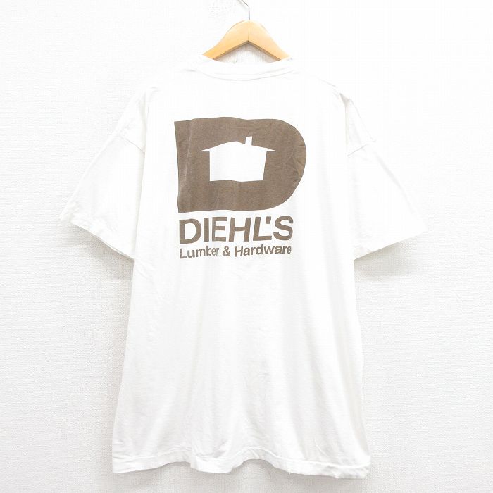 スクリーンスターズ 90s 半袖Tシャツ DIEHLS ホワイト XL | 古着