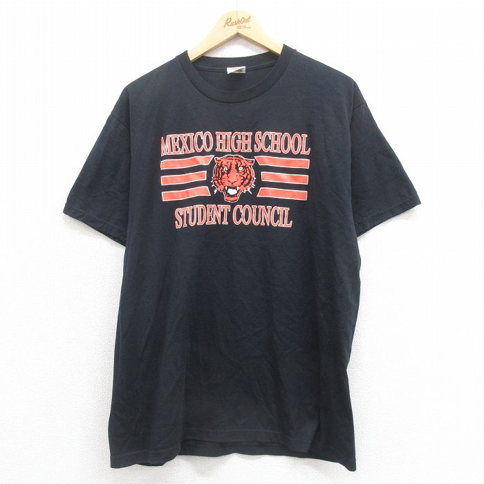 【50%OFF】フルーツオブザルーム 00s 半袖Tシャツ トラ ブラック L | 古着