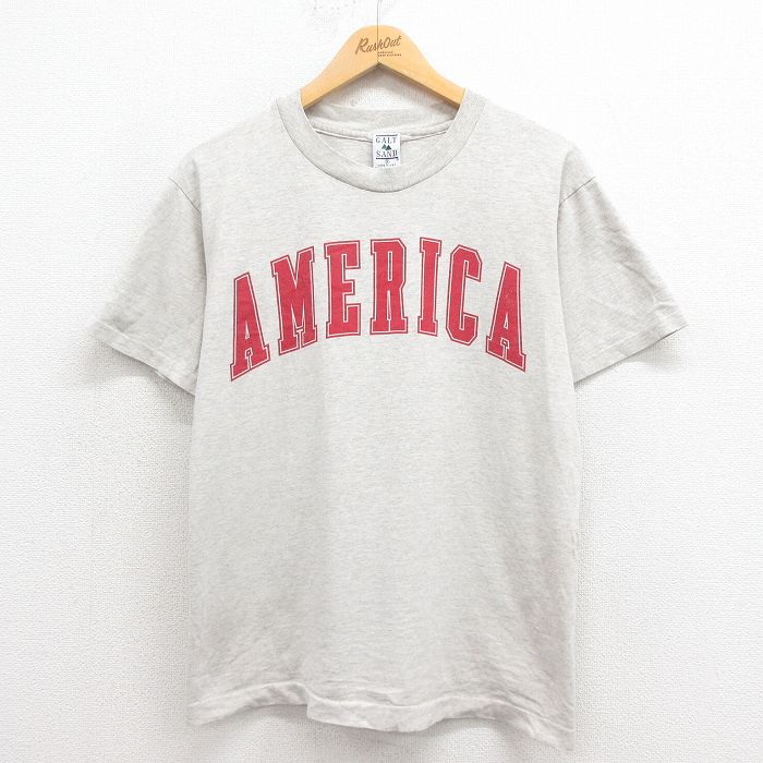 90s 半袖Tシャツ グレー M | 古着