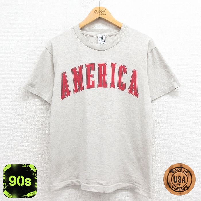 90s 半袖Tシャツ グレー M | 古着