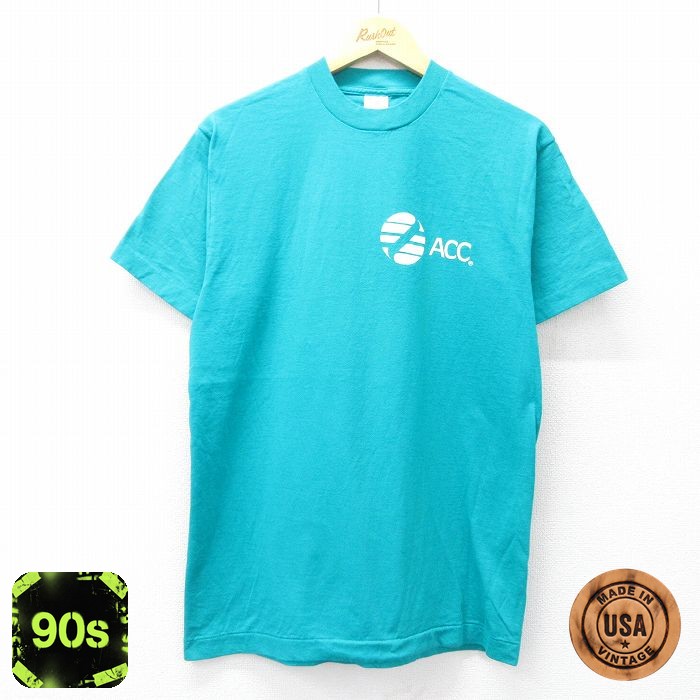 フルーツオブザルーム 90s 半袖Tシャツ ACC グリーン M | 古着