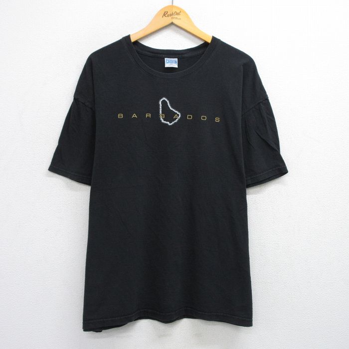 【50%OFF】00s 半袖Tシャツ BARBADOS ブラック XL | 古着