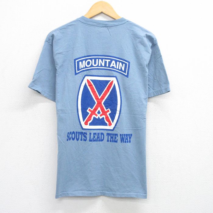 L★古着 半袖 ビンテージ Tシャツ メンズ 00年代 00s ボーイスカウト 薄紺 ネイビー 25aug09 中古