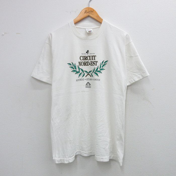 フルーツオブザルーム 90s 半袖Tシャツ CIRCUIT ホワイト L | 古着