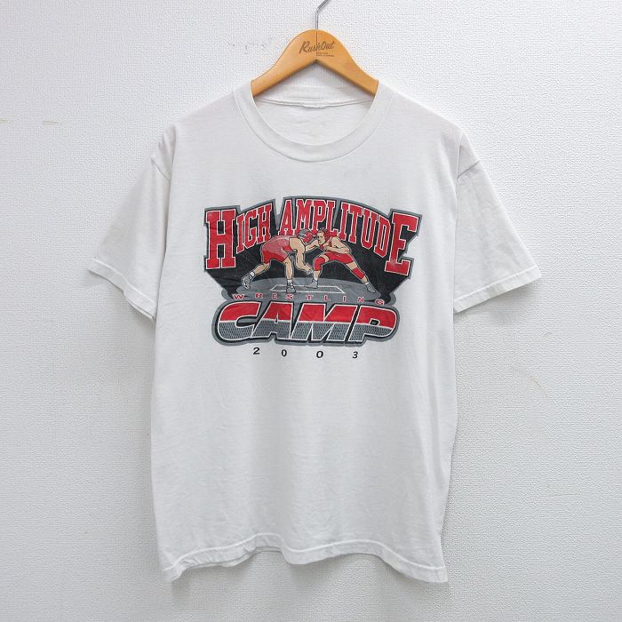 00s 半袖Tシャツ レスリング ホワイト L | 古着