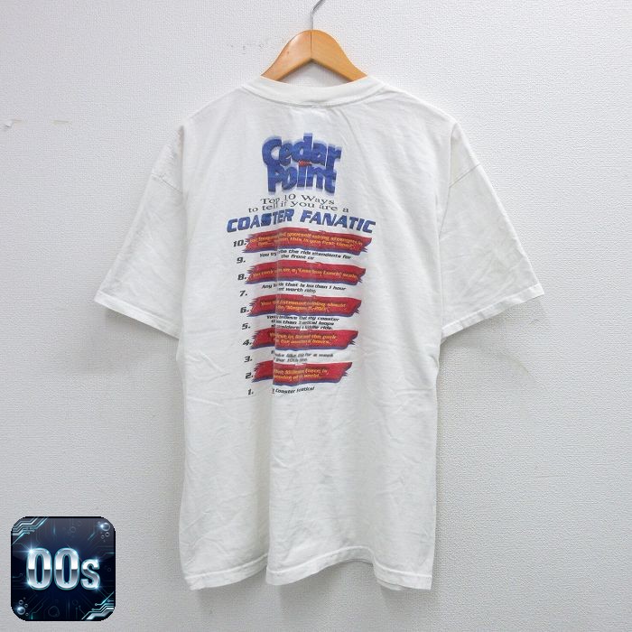 00s 半袖Tシャツ Cedar Point ホワイト XL | 古着