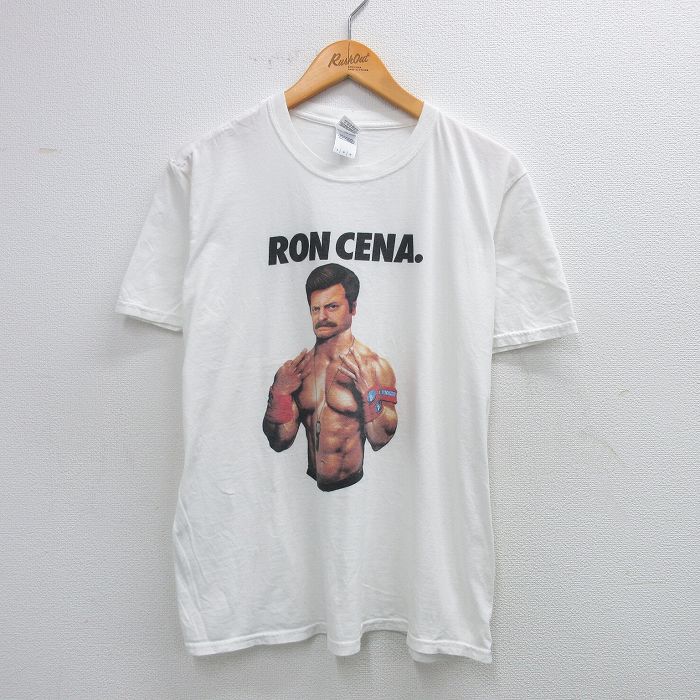 00s 半袖Tシャツ RON CENA ホワイト L | 古着