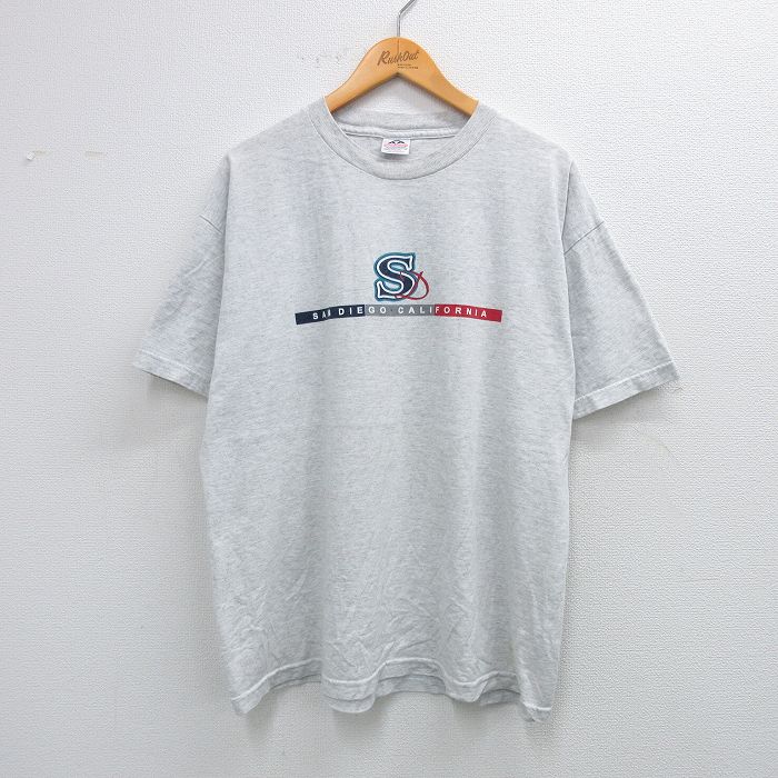 00s 半袖Tシャツ サンディエゴ グレー XL | 古着