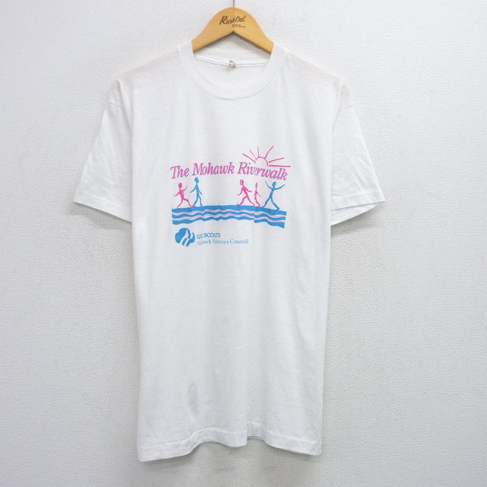 スクリーンスターズ 80s 半袖Tシャツ Riverwalk ホワイト XL | 古着