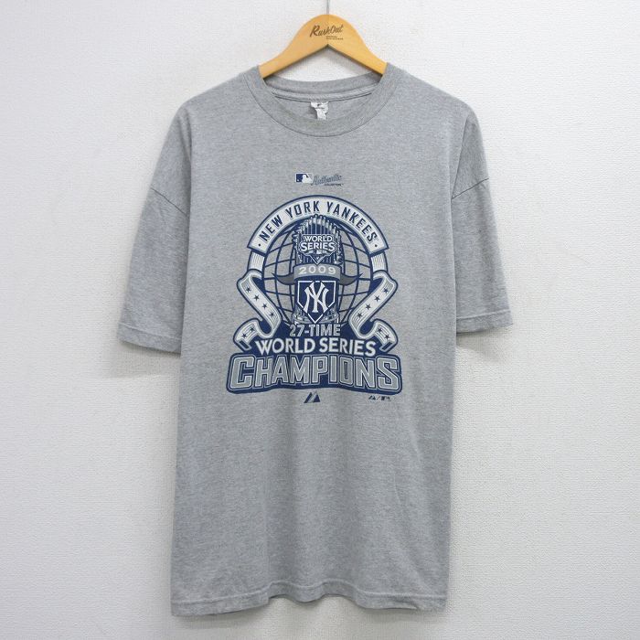 00s 半袖Tシャツ ニューヨークヤンキース グレー XL | 古着