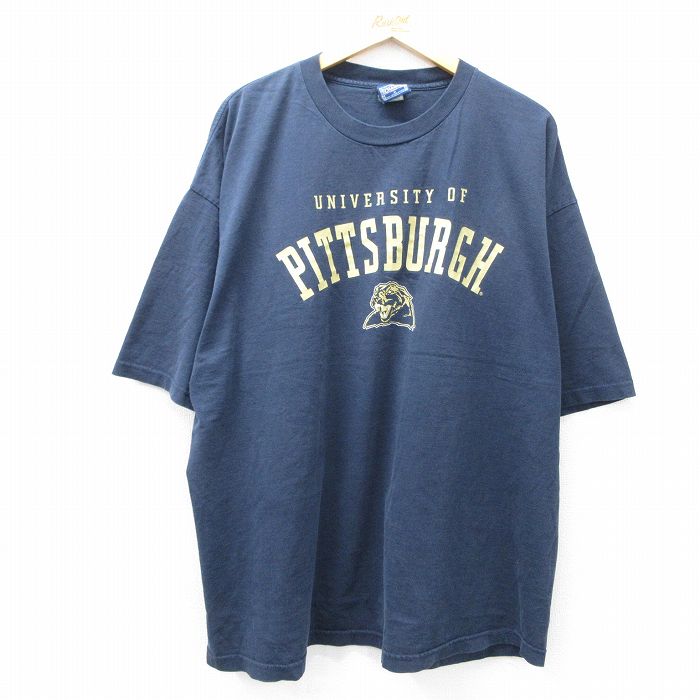 00s 半袖Tシャツ ピッツバーグ ネイビー XL | 古着