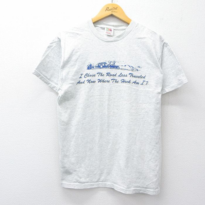 フルーツオブザルーム 00s 半袖Tシャツ 車 グレー M | 古着