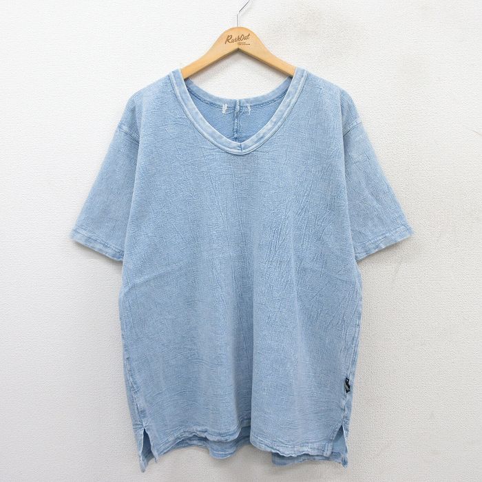 90s 半袖Tシャツ EZZE WEAR ネイビー XL | 古着