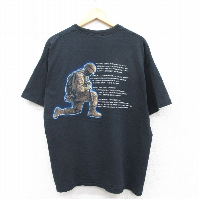00s 半袖Tシャツ VALOR SERVICE HONOR ブラック XL | 古着
