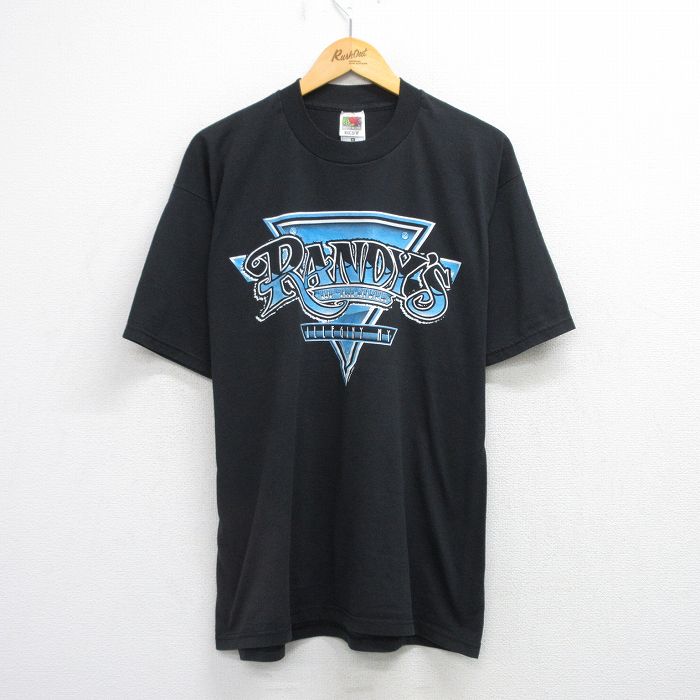 フルーツオブザルーム 00s 半袖Tシャツ RANDYS ブラック XL | 古着