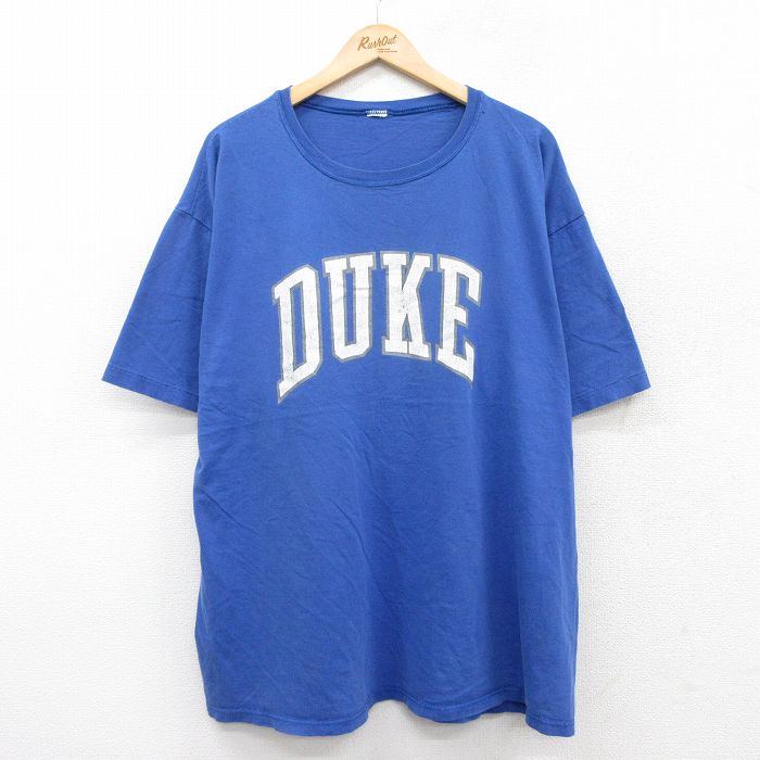 00s 半袖Tシャツ DUKE ブルー XL | 古着