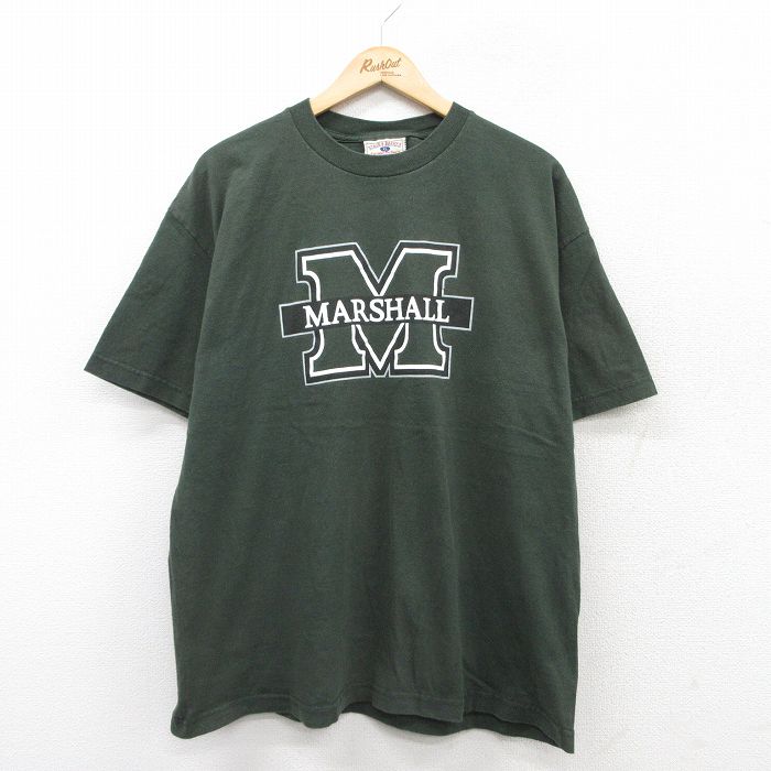 00s 半袖Tシャツ マーシャル グリーン XL | 古着