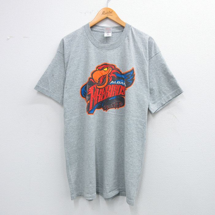 フルーツオブザルーム 00s 半袖Tシャツ オールバニファイヤーバード グレー XL | 古着