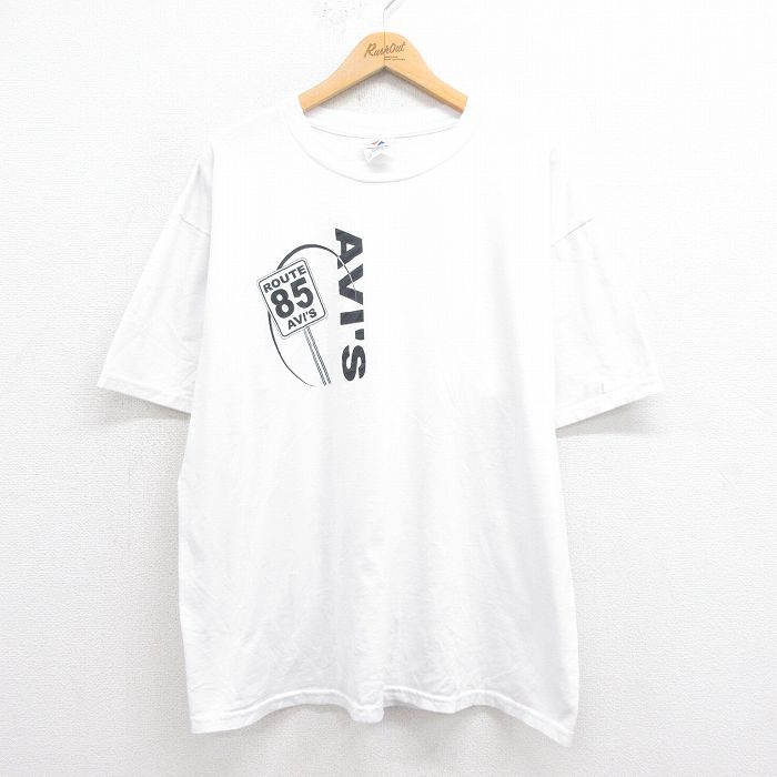 ジャージーズ 00s 半袖Tシャツ AVIS ホワイト XL | 古着