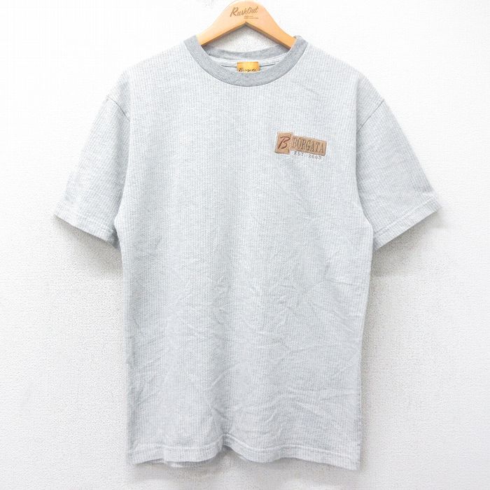 00s 半袖Tシャツ BORGATA グレー L | 古着