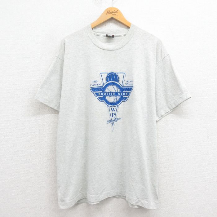 【50%OFF】XL★古着 スクリーンスターズ 半袖 ビンテージ Tシャツ メンズ 90年代 90s BOOSTER クルーネック USA製 グレー 霜降り 25aug26 中古