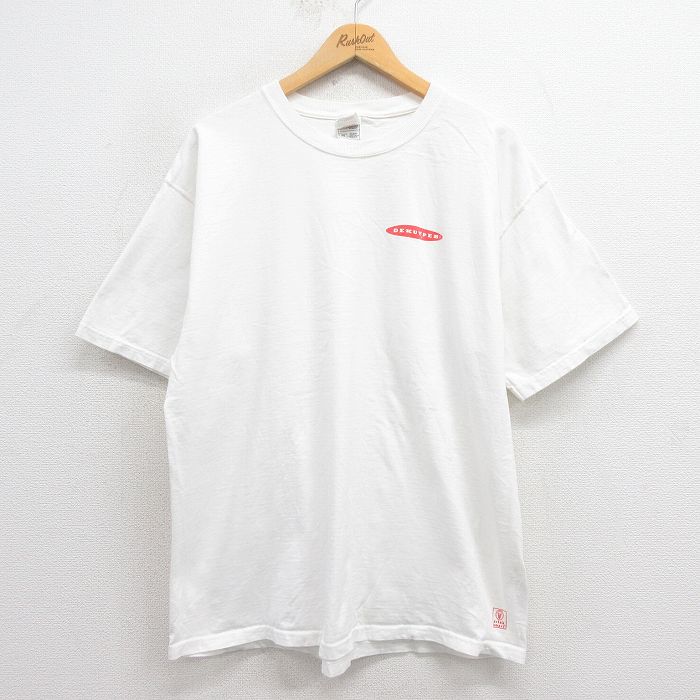 【50%OFF】フルーツオブザルーム 00s 半袖Tシャツ DEKUYPER ホワイト XL | 古着