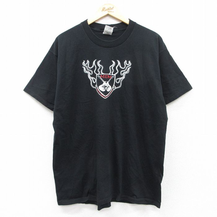 フルーツオブザルーム 00s 半袖Tシャツ MDM SALVATION ブラック XL | 古着
