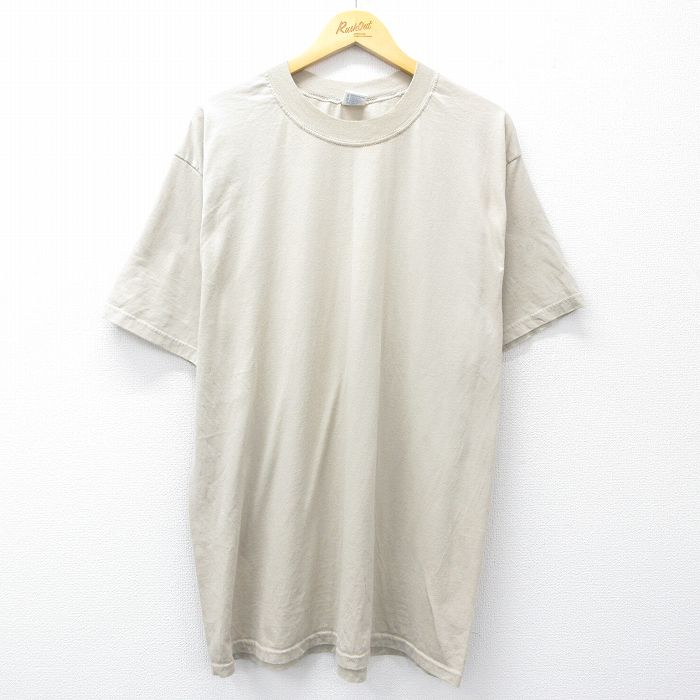 【50%OFF】80s 半袖Tシャツ ベージュ XL | 古着