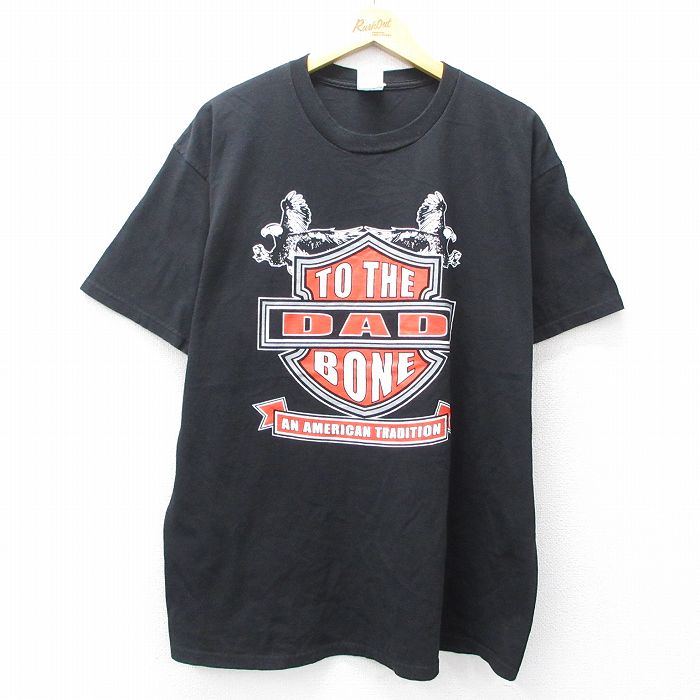 00s 半袖Tシャツ DAD鳥 ブラック XL | 古着