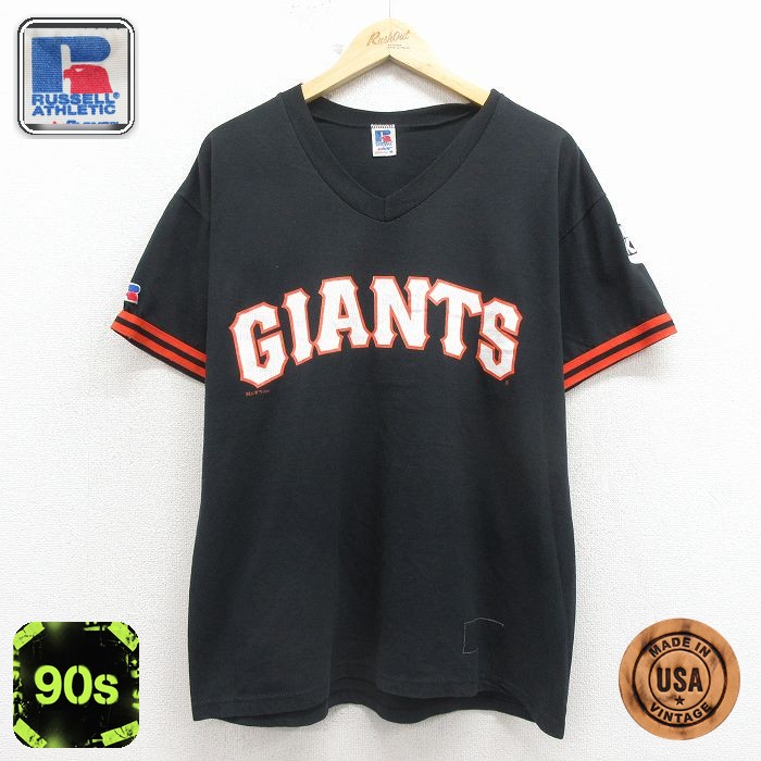 古着通販 L☆古着 ラッセル 半袖 ビンテージ Tシャツ メンズ 90年代