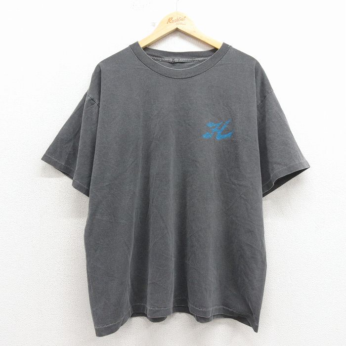 90s 半袖Tシャツ H グレー XL | 古着