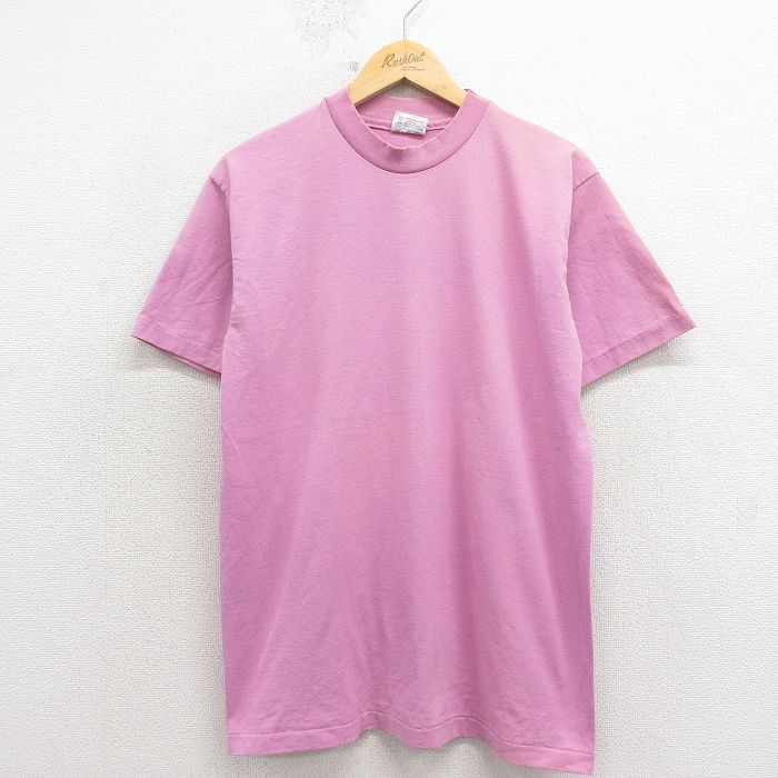 【20%OFF】ヘインズ 80s 半袖Tシャツ パープル メンズL相当 | 古着