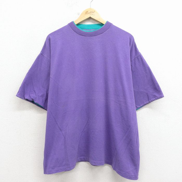 BELTON 90s 半袖Tシャツ 紫 メンズXL相当 | 古着