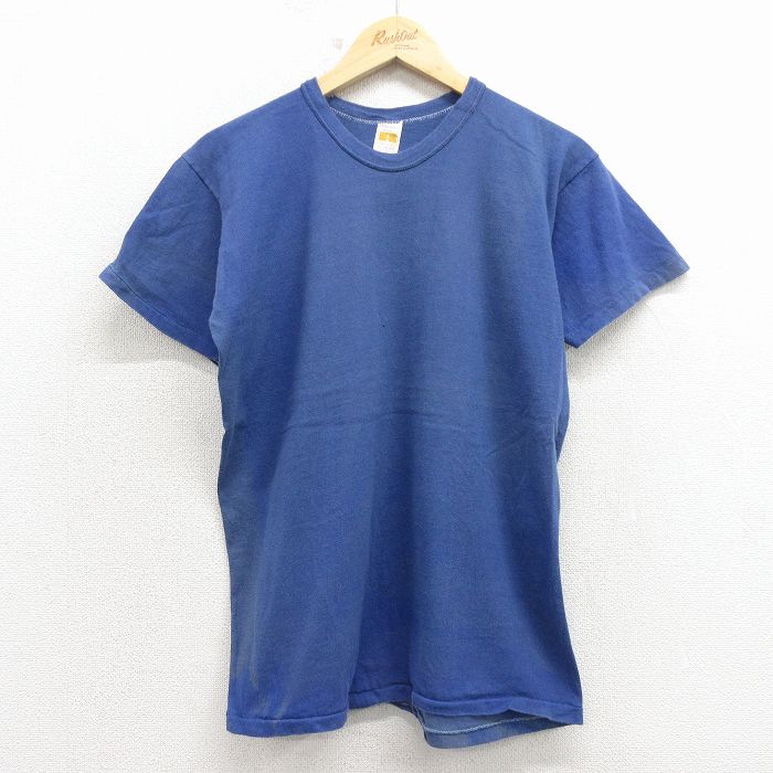 ラッセル 70s 半袖Tシャツ ネイビー メンズM相当 | 古着